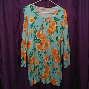 Issac Mizrahi floral cardigan