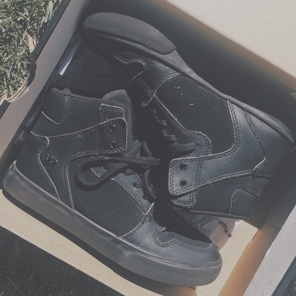 Black/Black Kids Vaidsr Supra