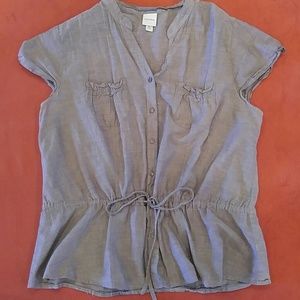 Merona cinched waist top