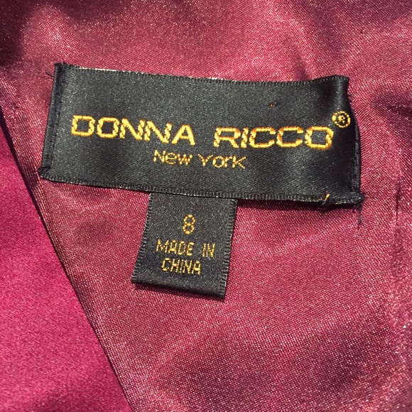 Donna Ricco red dress - Picture 4 of 4