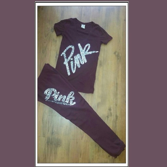 1HR BLOWOUT SALE!! VS PINK RARE BLING SET