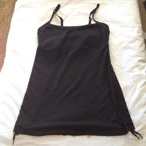 Lululemon black yoga dance tank top adjustable