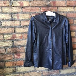 Banana 🍌 republic 100% leather jacket