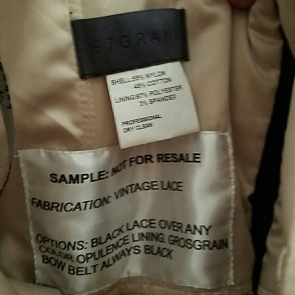 57 Grand Lace Strapless Dress - Picture 4 of 4