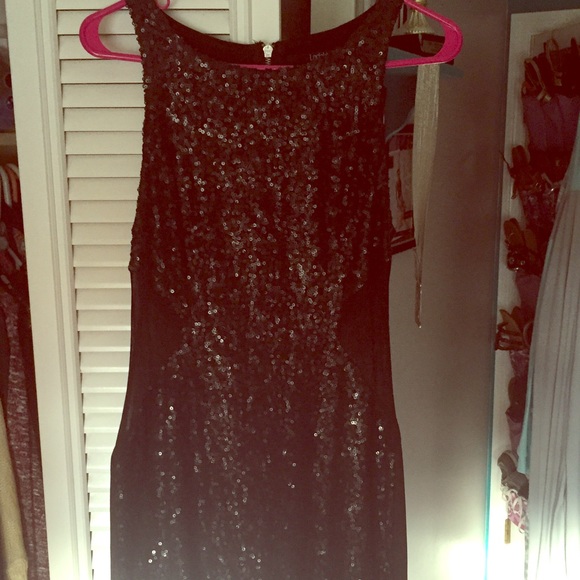 Black sparkly "night out" dress