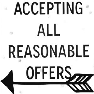 Accepting reasonable offers!