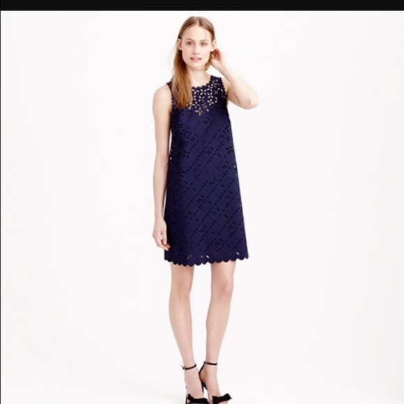 JCrew Laser Cut Dress