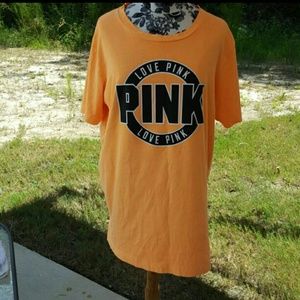 VS Pink Neon Orange Campus Tee