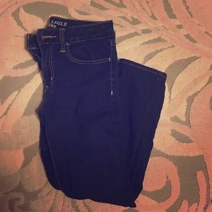 Ankle crop dark jeggings