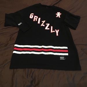 Grizzly red long sleeve shirt