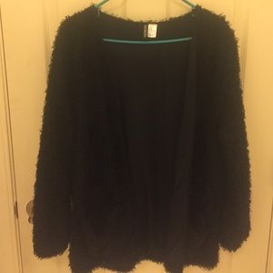 H&M fuzzy cardigan