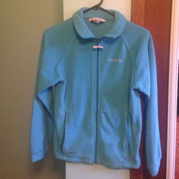 blue Columbia jacket
