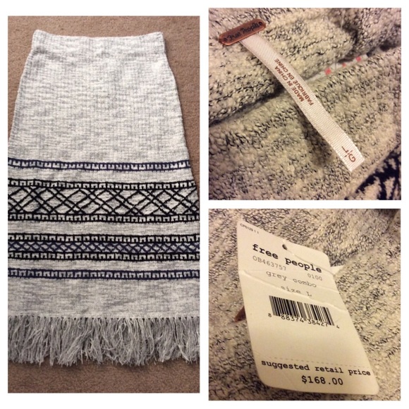 Free People Fringe Skirt - Picture 3 of 4