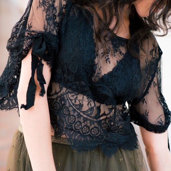 Anthropologie Lace Top