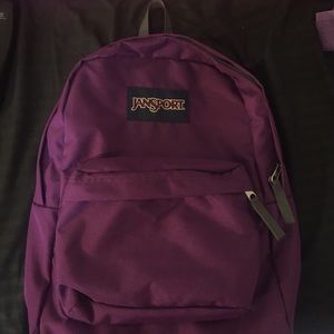 Brand New Dark Purple Jansport Book bag