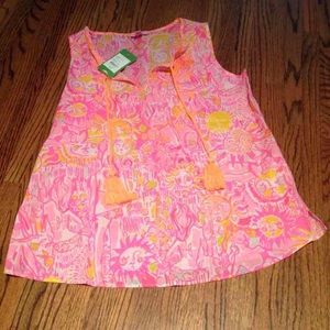 Lilly Pulitzer Kini In The Keys Top NWT Lilly Pulitzer Kini In The Keys Top NWT