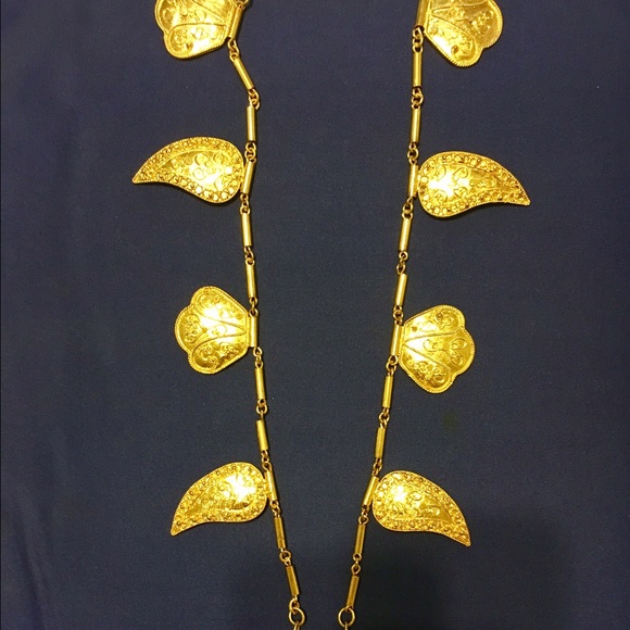 ETHNIC HANDMADE INDONESIAN DESIGN SILVER NECKLACE - Picture 3 of 4