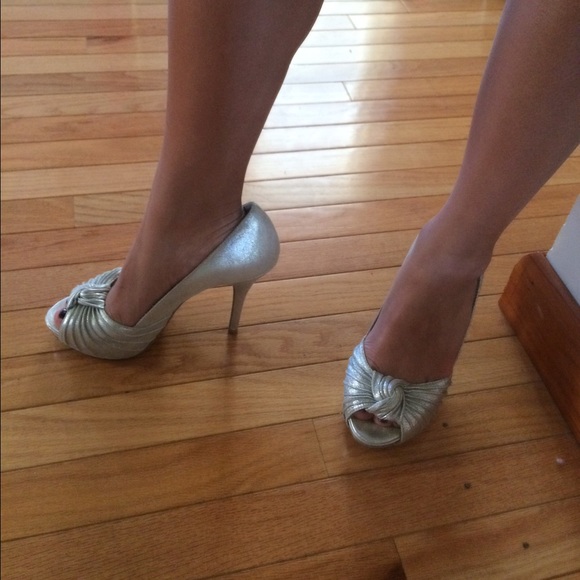 Silver heels