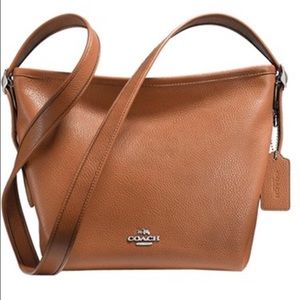 Coach pebble leather mini dufflette 👜