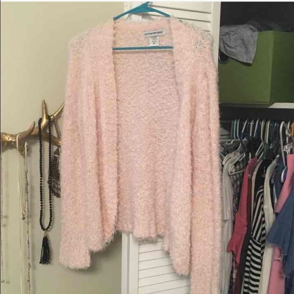 Fuzzy cardigan