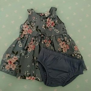 Newborn floral dress