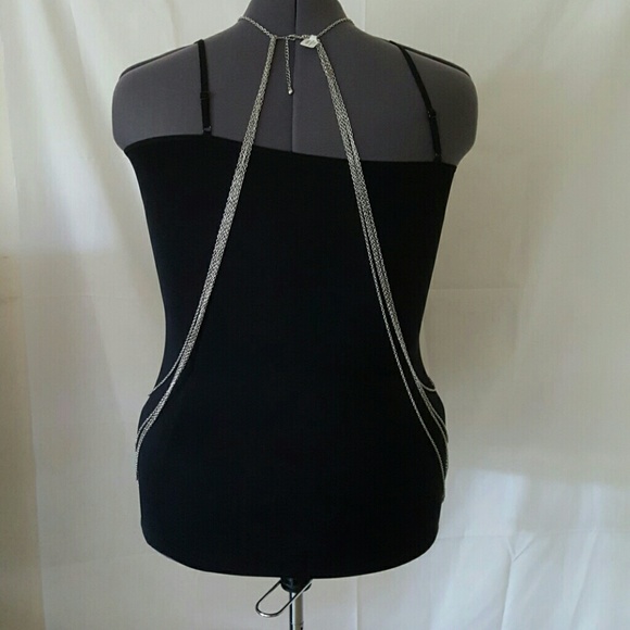 🚨🚨🚨 ONLY ONE LEFT🚨🚨 SILVER BEADED BODY CHAIN - Picture 4 of 4