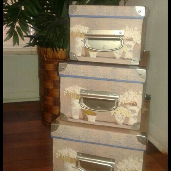 Victorian Decor Storage Boxes