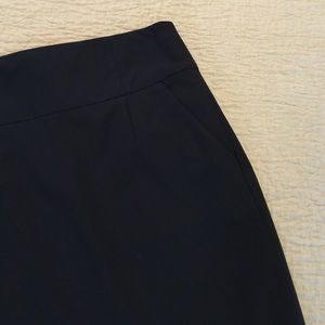 Black wool-blend skirt from BR
