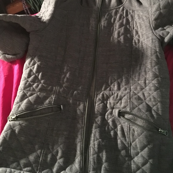 Light Purple North Face Quilted Jacket