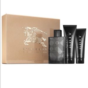 BURBERRY Brit Rhythm for Him Gift Set New
