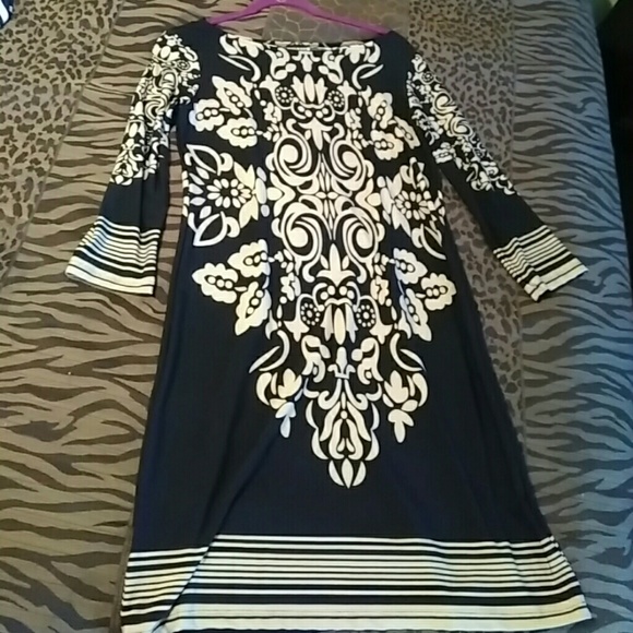 Beautiful black and cream dress