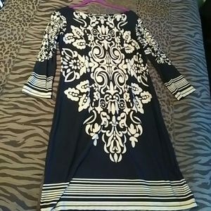 Beautiful black and cream dress