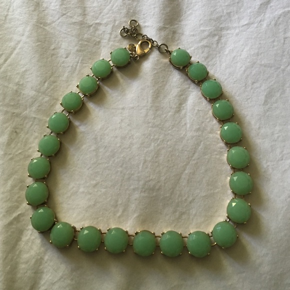 J Crew sea foam green/teal necklace
