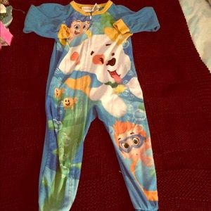 Boys Bubble Guppies Footed Pajamas