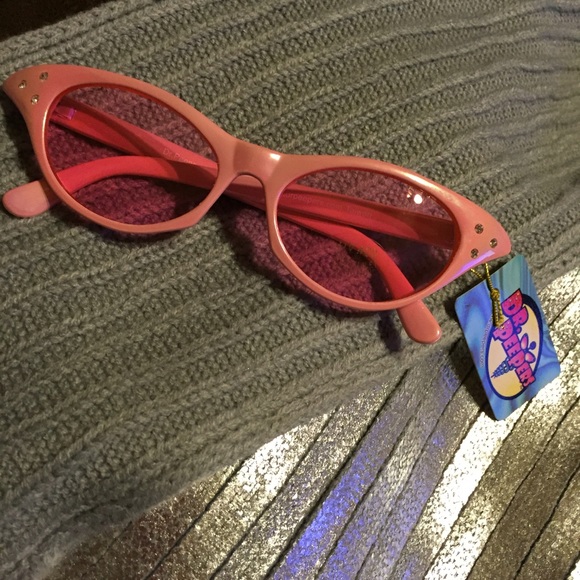 Dr. Peepers Dr Peepers Pink cat eye glasses with rhinestones from