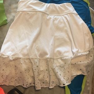 White tennis/golf skort