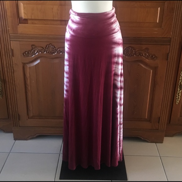 Promesa Dresses & Skirts - NWOT Tie Dye Foldover Maxi Skirt