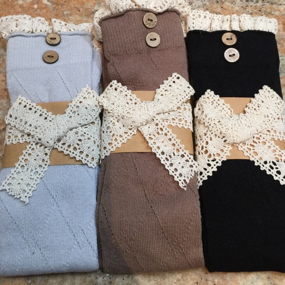 Thigh High lace trim socks - Picture 2 of 4