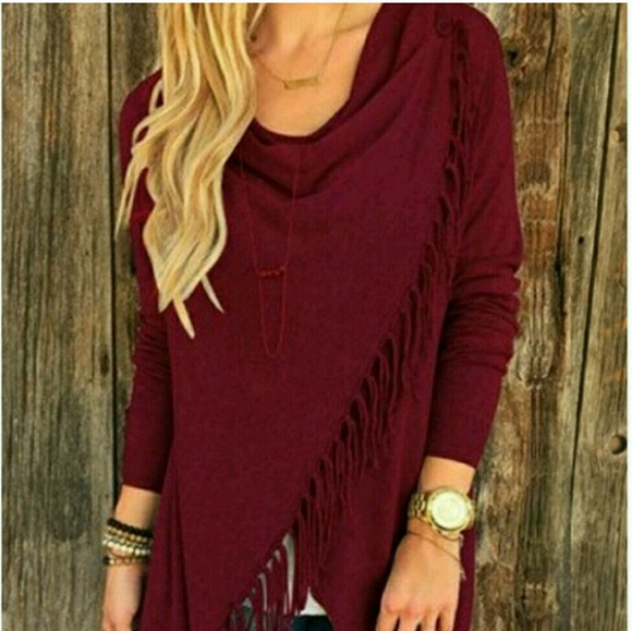 Fringe poncho