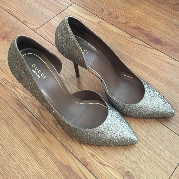 On Sale! 🎉Gorgeous crystal covered Gucci shoes