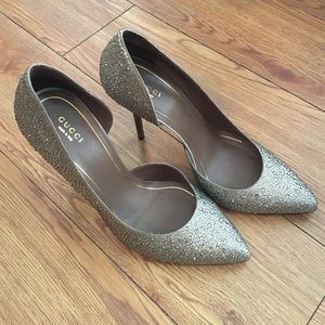 On Sale! 🎉Gorgeous crystal covered Gucci shoes