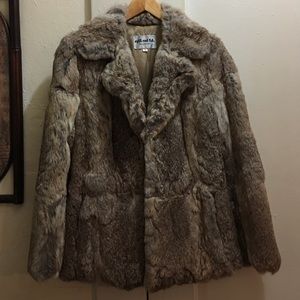 Genuine Rabbit fur coat