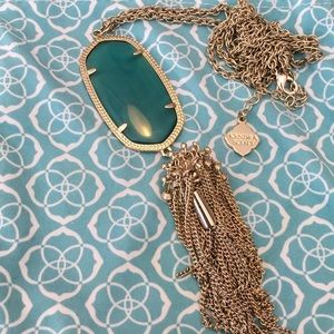 Kendra Scott Rayne Necklace • emerald green