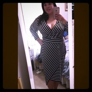 Lane Bryant Dresses - Striped wiggle dress. Lane Bryant 18/20 Lane Bryant Dresses - Striped wiggle dress. Lane Bryant 18/20
