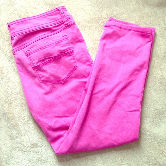Pink capri pants