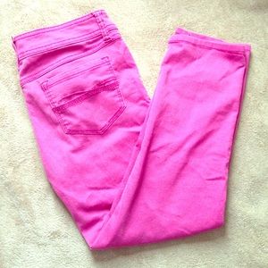 Pink capri pants
