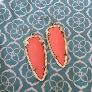 Kendra Scott Sky Earrings in Coral