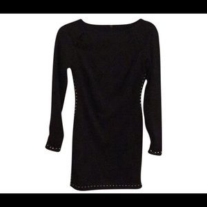 Black guess dress with studded embellishments