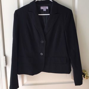 Black suit jacket