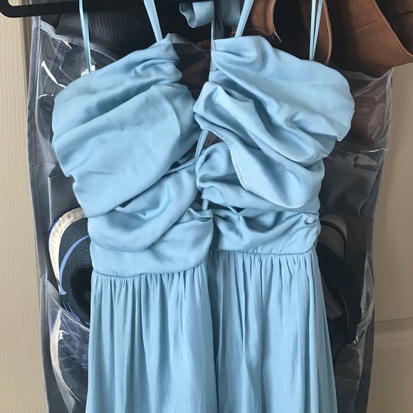 Teal colored Maxi/Prom dress